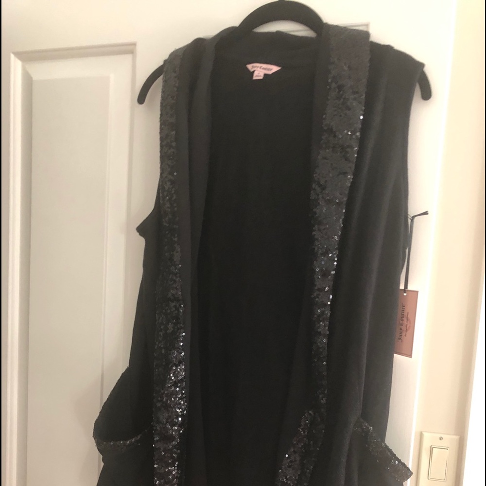 Juicy couture shawl vest